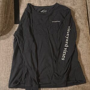 Vineyard Vines Black Long Sleeve Tee